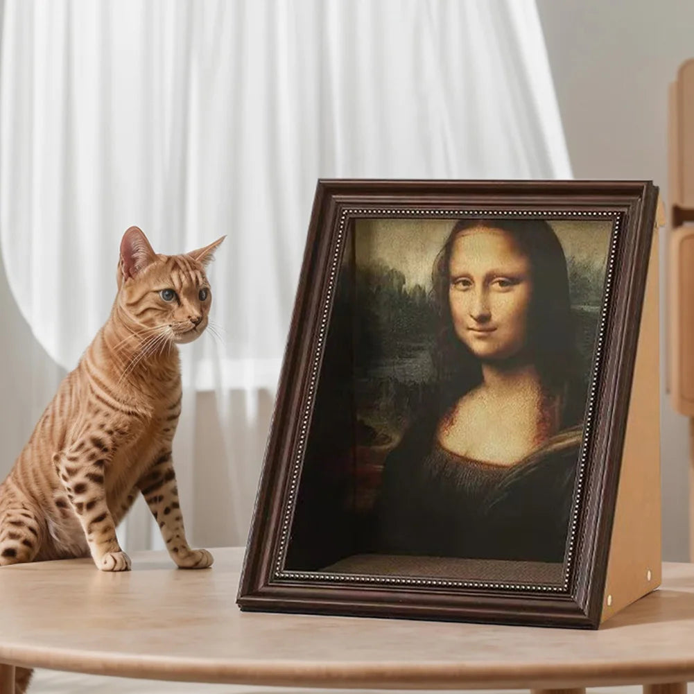 Mona Lisa 3D  Cat Bed