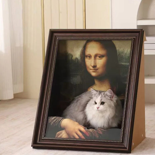 Mona Lisa Cat Bed