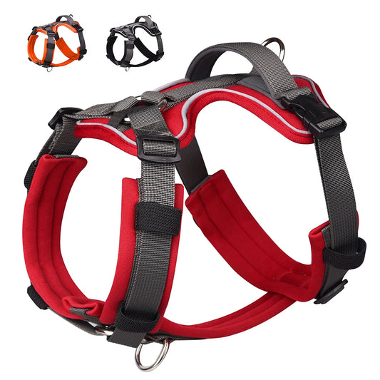 No Pull Dog Harness for Large Dogs | Reflective Dog Harness with Control Handle