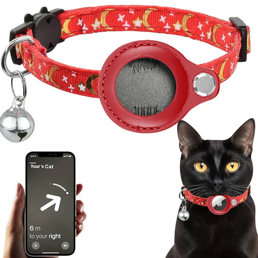 Passion Sunset - Breakaway AirTag Cat Collar with Bell