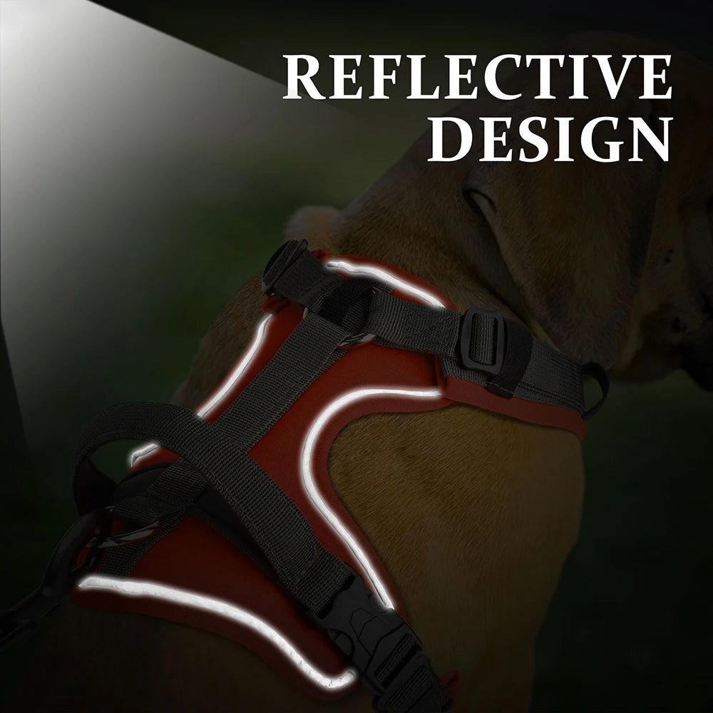 Reflective Design No Pull Dog Harness for Large Dogs