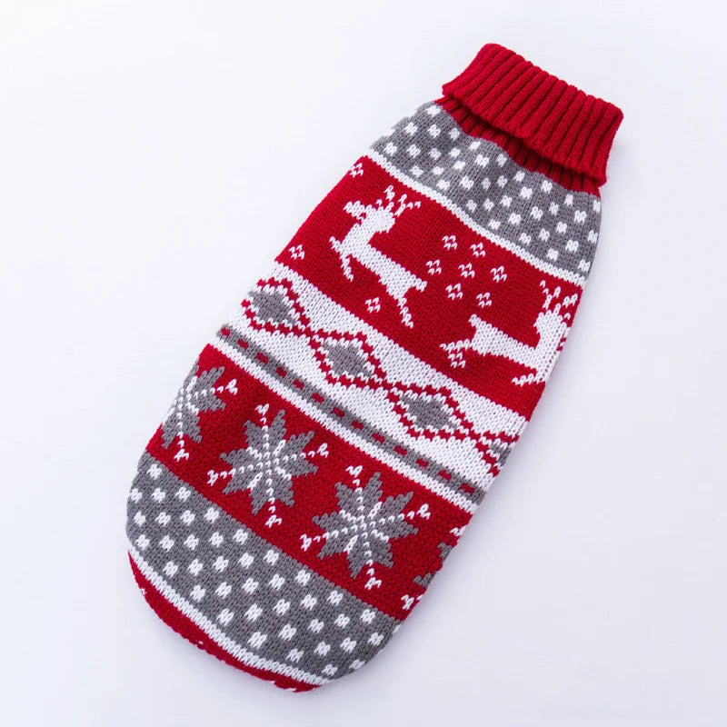 Nordic Reindeer Cat Sweater for Cats