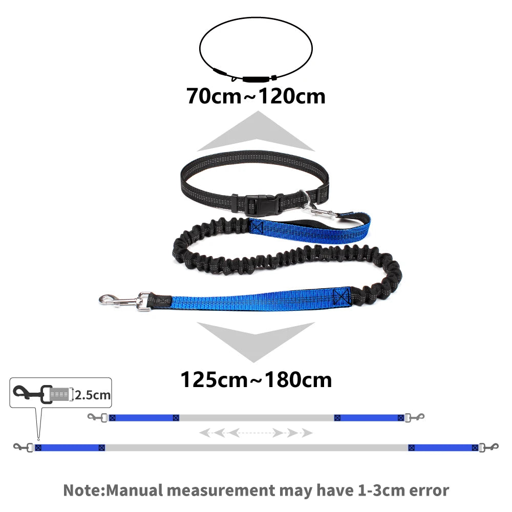 Adjustable Waist Leash for Dogs | Hand Free Dog Leash for Running