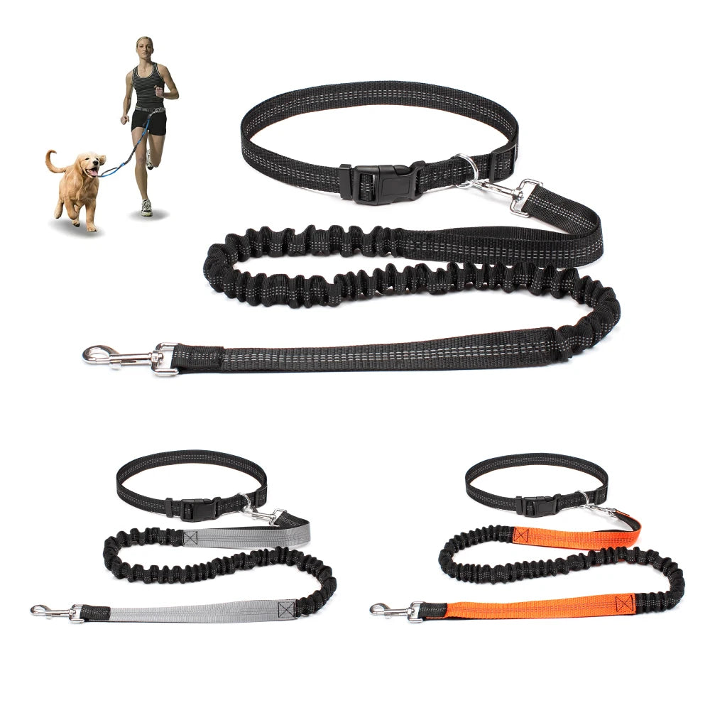 Adjustable Waist Leash for Dogs | Hand Free Dog Leash for Running