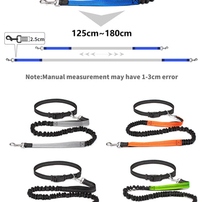 Adjustable Waist Leash for Dogs | Hand Free Dog Leash for Running