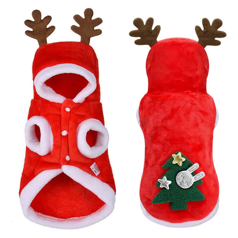 Rudolph Delight | Hooded Christmas Cat Sweater for Cats