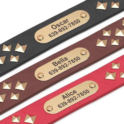 leather stud dog collars