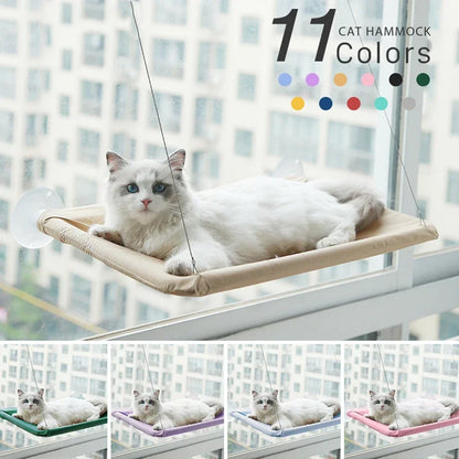 🪟 SkyNap Suction Cat Window Bed Hammock – Cozy, Compact, Sun-Loving Perch