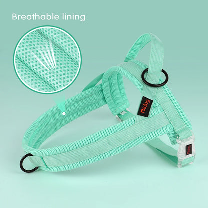 Soft No Pull Dog Harness in Pastel Color Breathable Lining