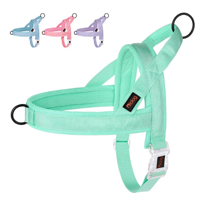 Soft No Pull Dog Harness in Pastel Color (Padded Nylon Harnesses)