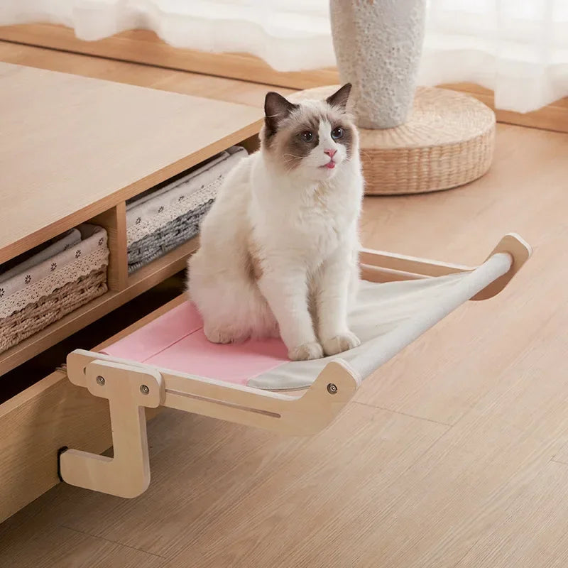 Sunny Paws Cat Bed for Window for white cat