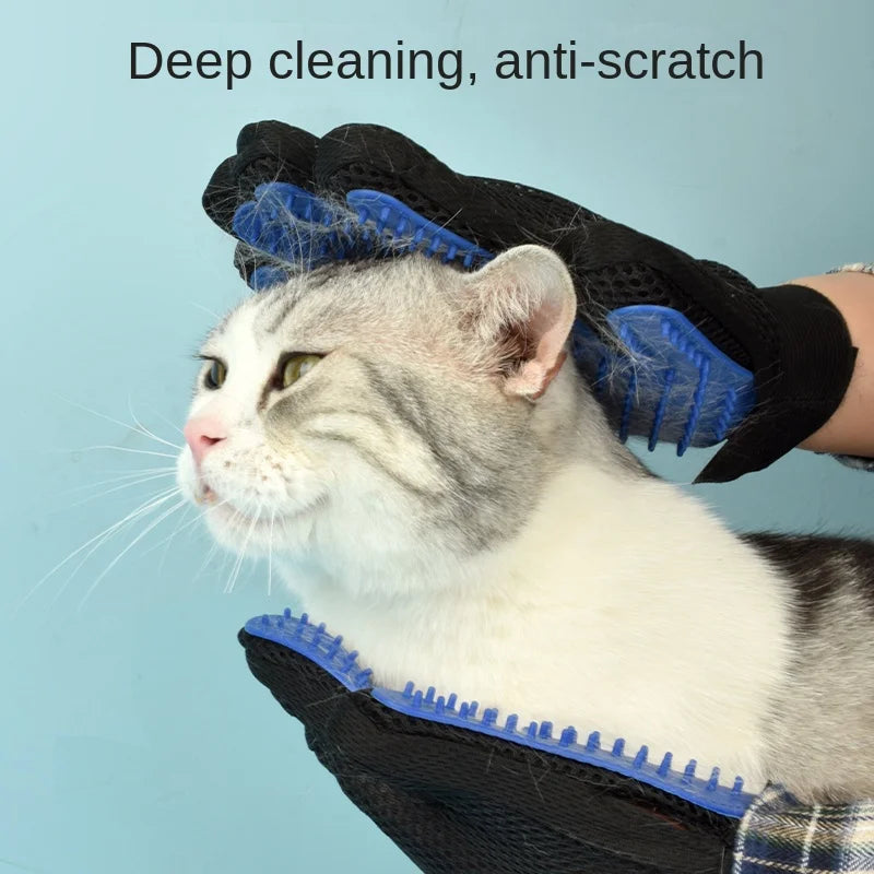 best hands on pet grooming gloves for cats & dogs