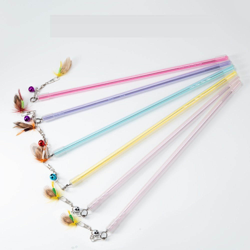 Six bug cat toys in random colours