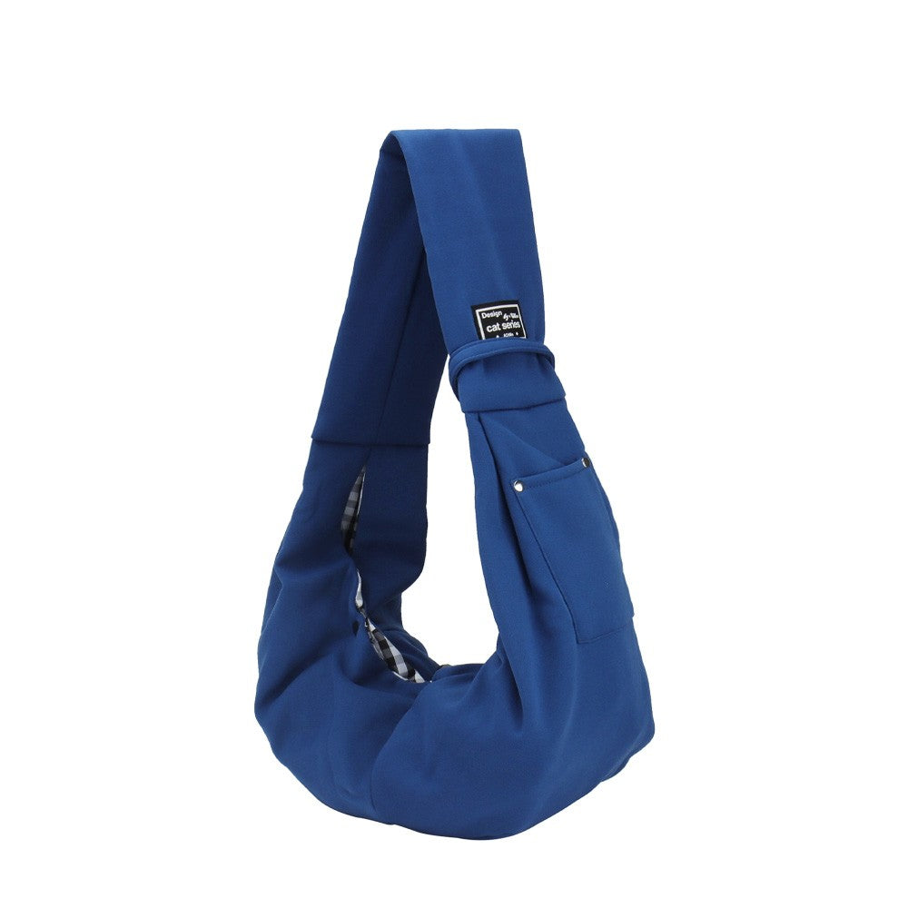 Ink blue dog carrier bag