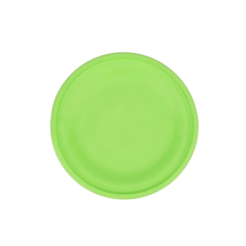 Green foam dog frisbee flying disc
