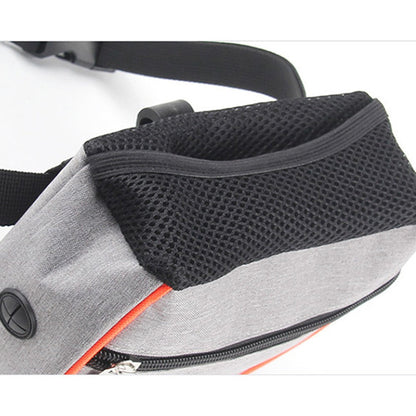 Mesh side pocket on the dog treat waist bag