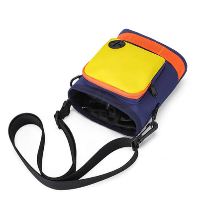 Walking bag with the shoulder strap for crossbody wear