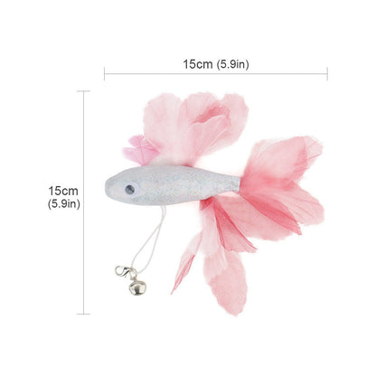 Fish teaser head size: about 15 by 15 cm