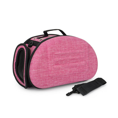 Size S hard shell cat carrier in rose