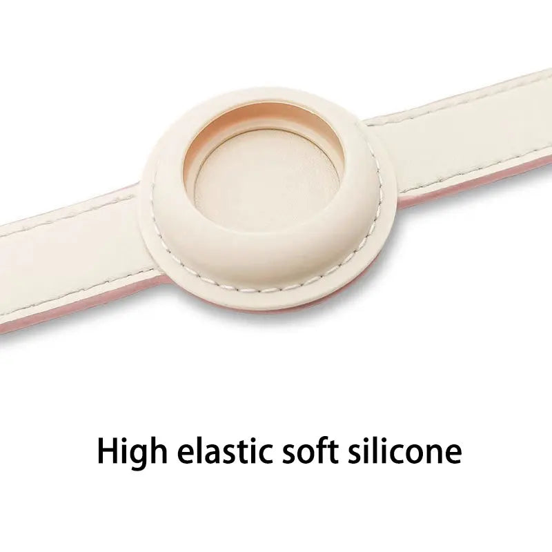 high elastic soft silicone apple airtag pet collar