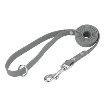 Grey honeycomb dog leash