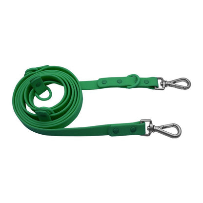 Army green multifunction PVC dog leash