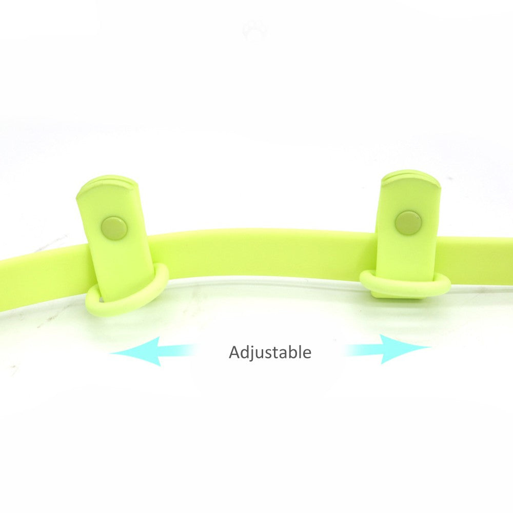 Adjustable ring on the multifunction leash strap