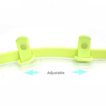 Adjustable ring on the multifunction leash strap