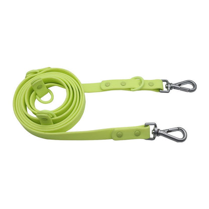 Lime multifunction PVC dog leash