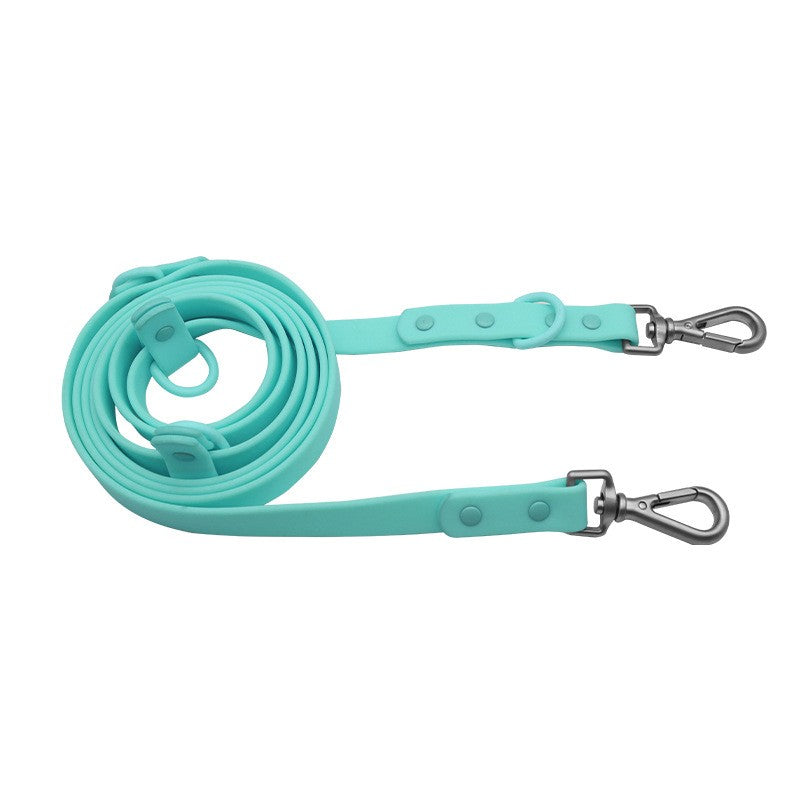 Mint green multifunction PVC dog leash