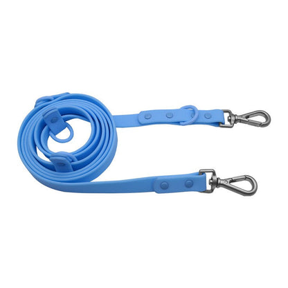 Light blue multifunction PVC dog leash