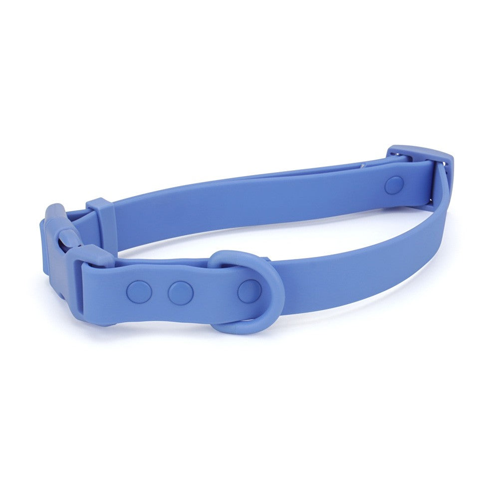Blue quick release PVC collar