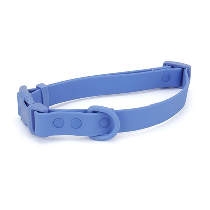 Blue quick release PVC collar