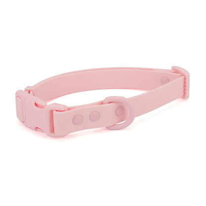 Light pink quick release PVC collar