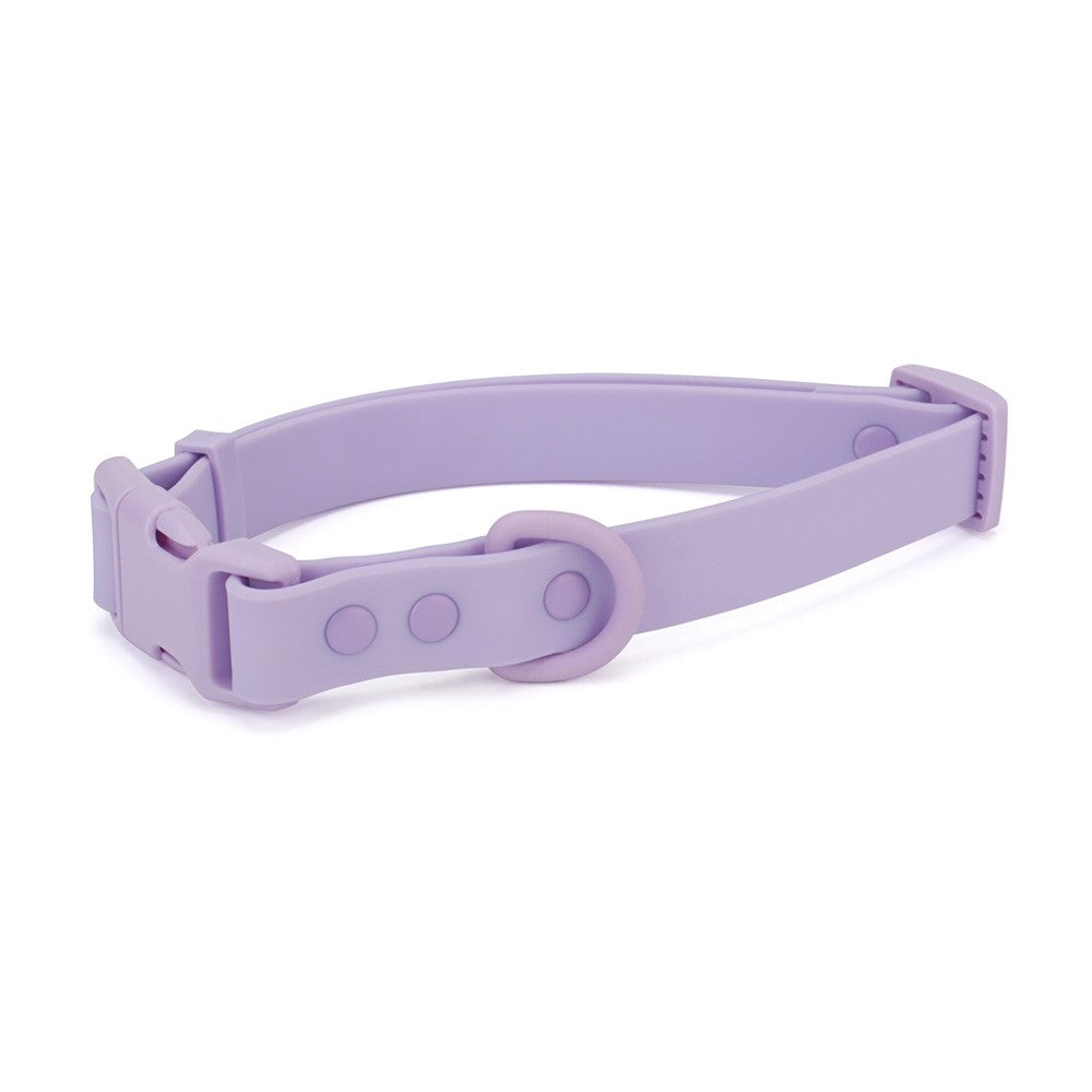 Lilac quick release PVC collar