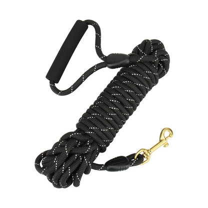 Black reflective long line with foam handle