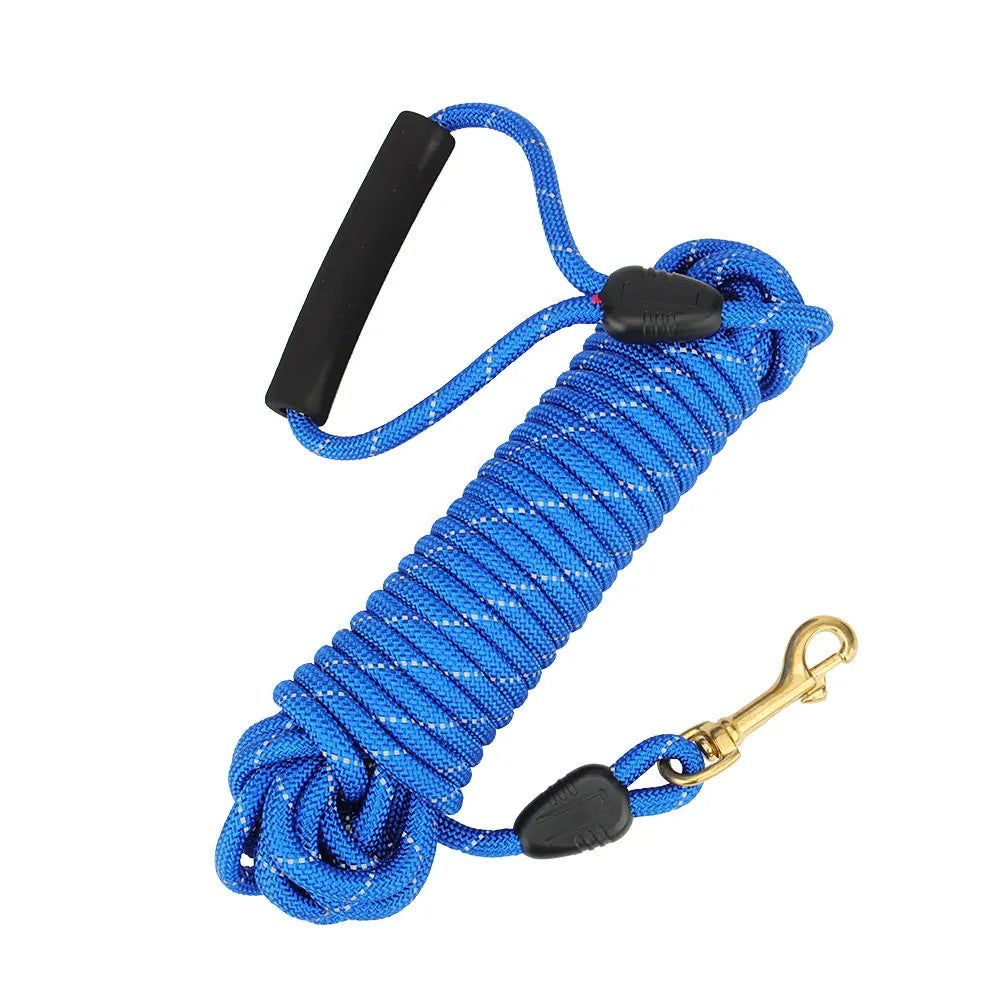 Blue reflective rope long line
