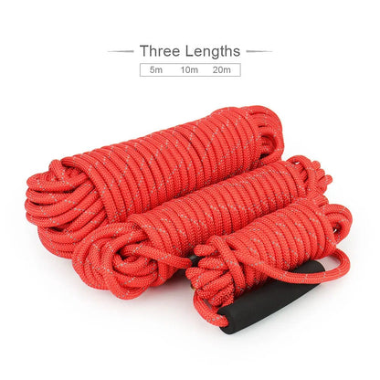Reflective long leash in three lengths: 5 m, 10 m and 20 m
