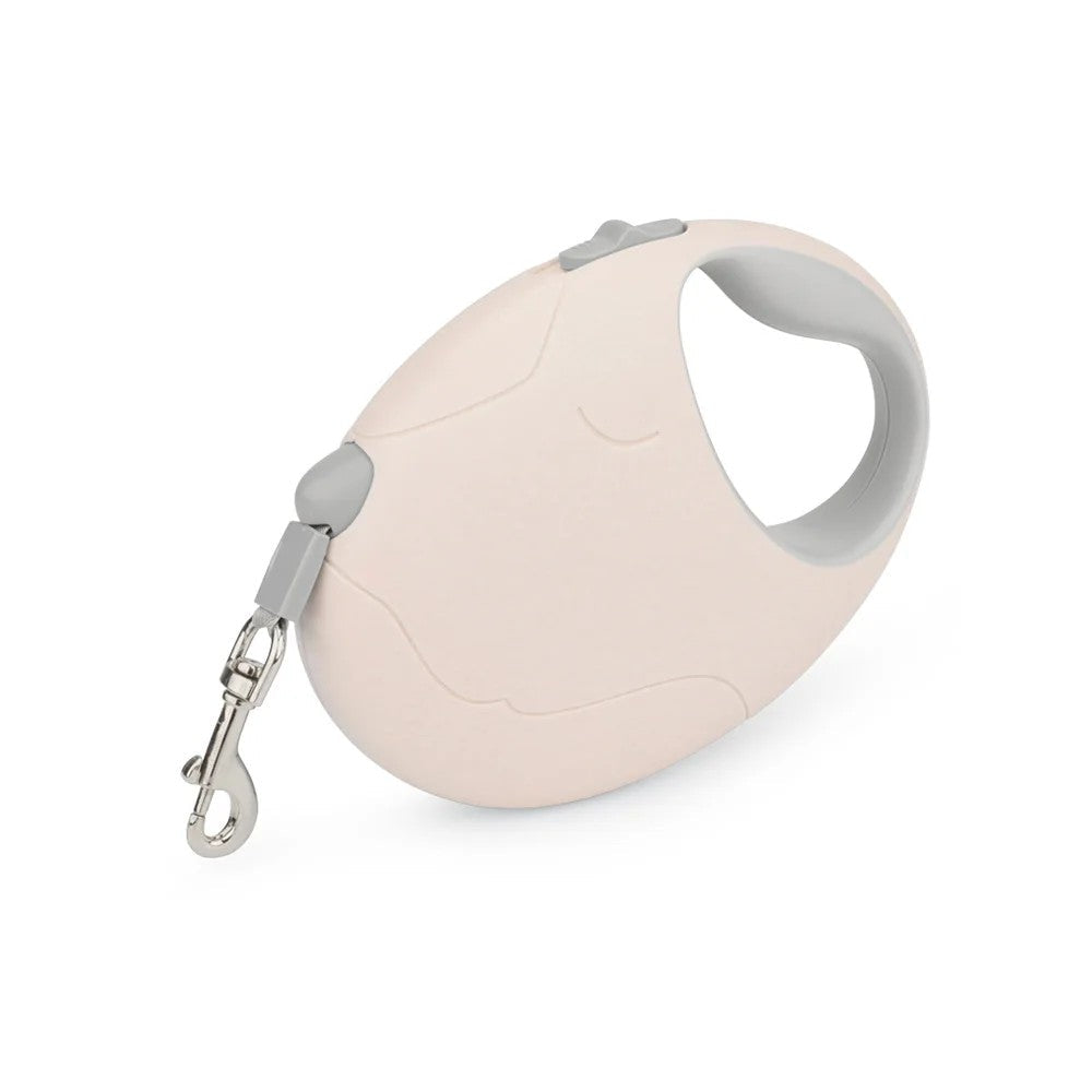 Blush retractable leash for small dogs