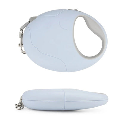 Front and side view of the slim pebble-shaped handle