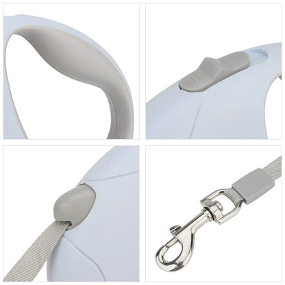 Grip, lock button and snap hook details
