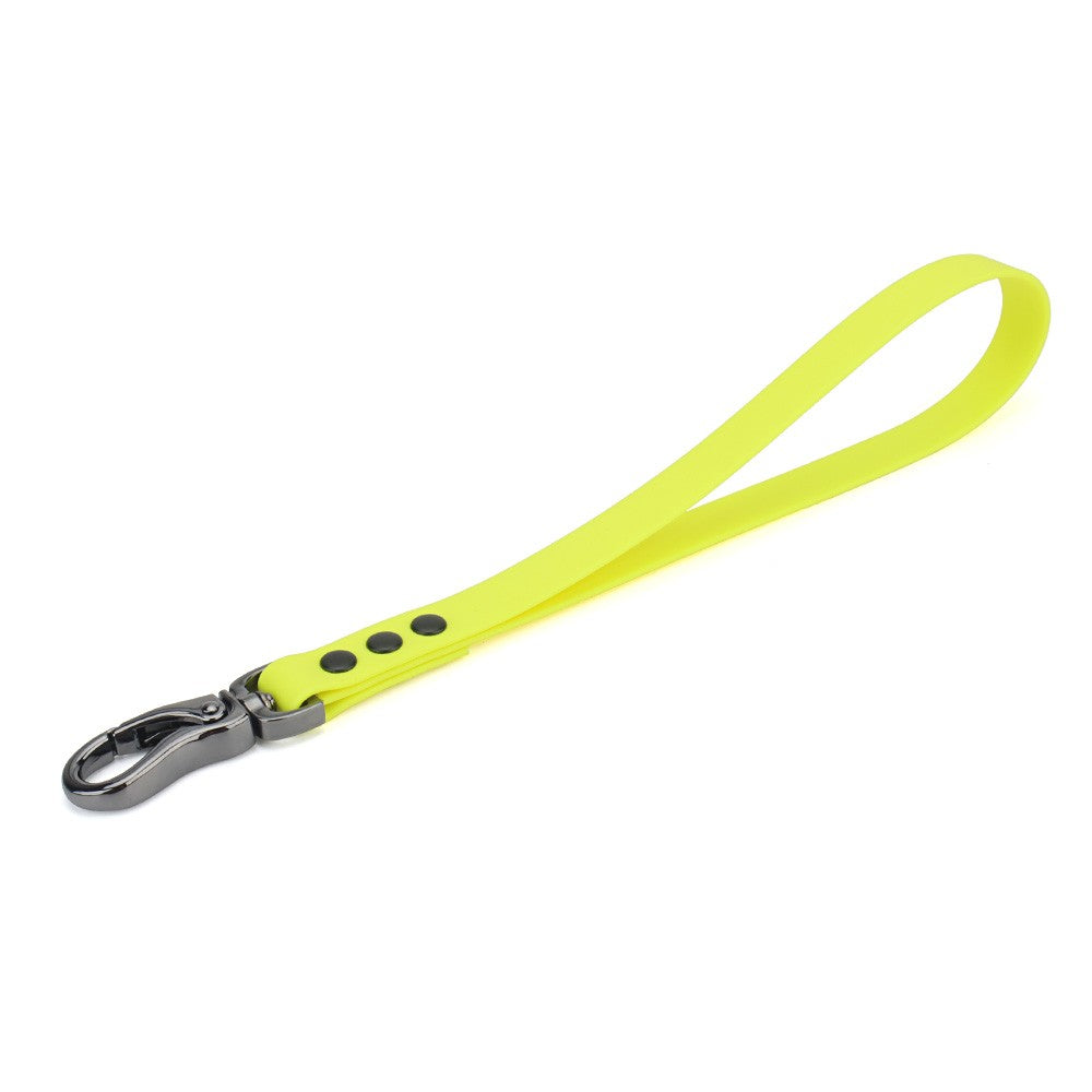 Neon yellow short dog leash