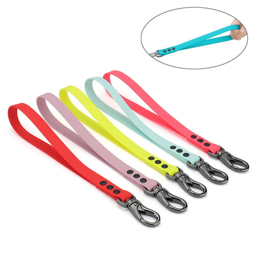 Short dog leash in eight colours, 35 cm PVC traffic leads