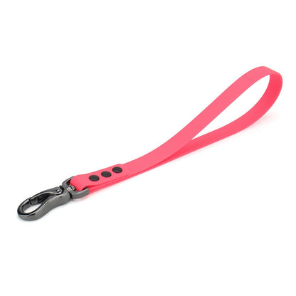 Coral pink short dog leash