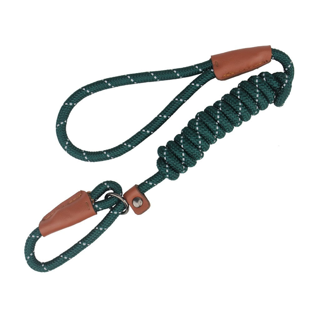 Dark green reflective slip lead