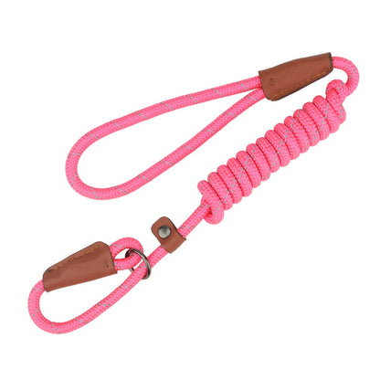 Pink slip lead for dogs