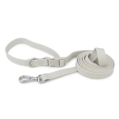 Light grey crossbody dog leash
