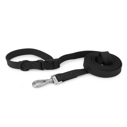 Black waterproof hands-free dog leash