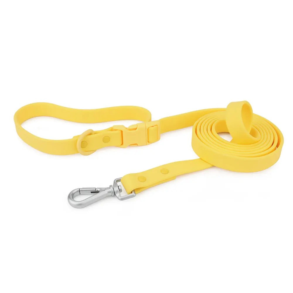 Yellow waterproof crossbody leash